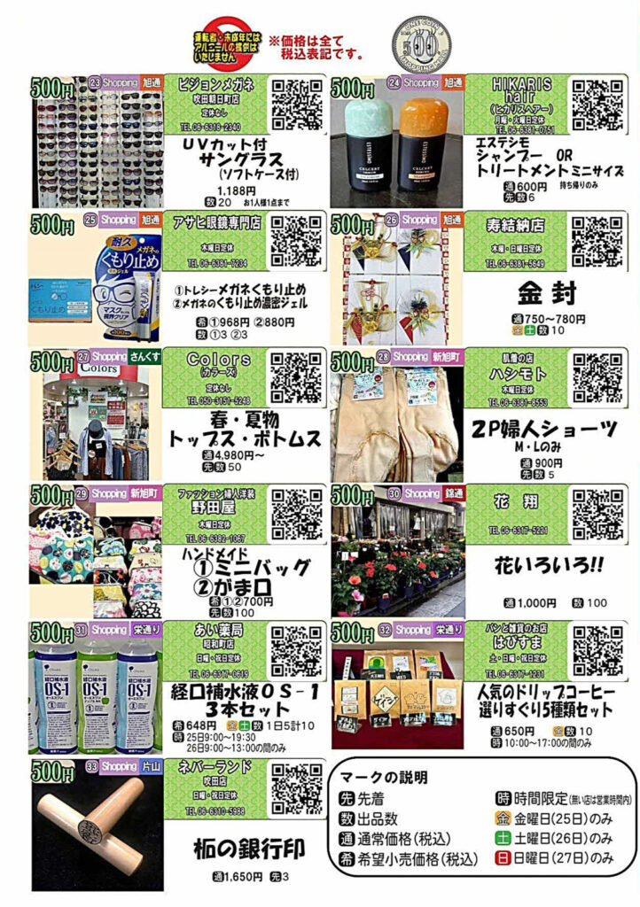 吹田市駅前商店街_ワンツーコイン商店街