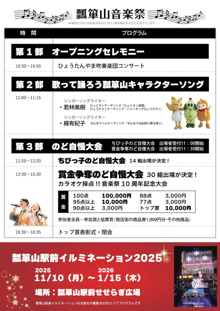 瓢箪山商店街_瓢箪山音楽祭