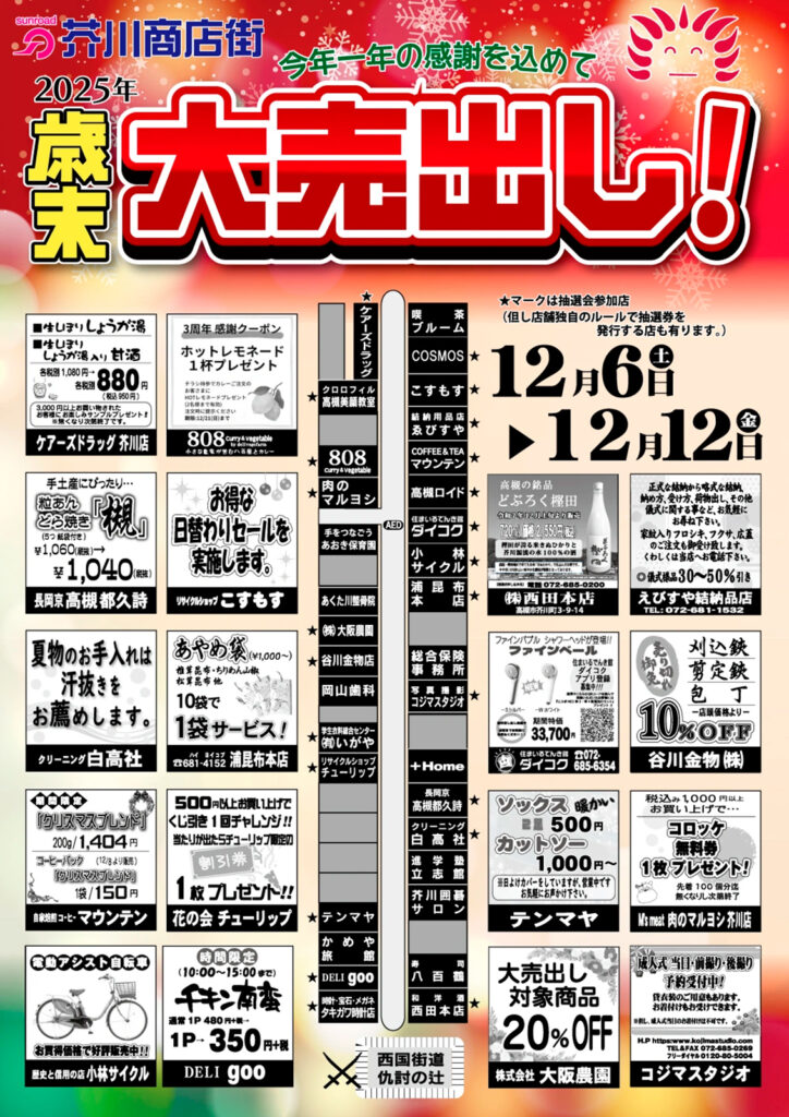 芥川商店街_歳末セールガラガラ抽選会