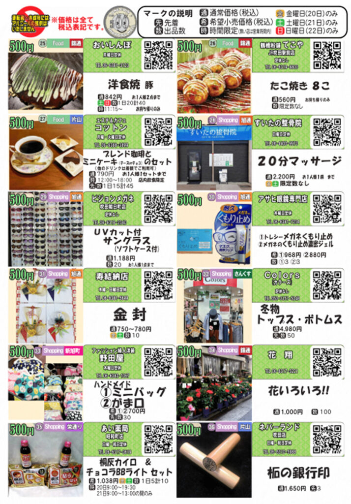 吹田市旭通商店街他_ワンツーコイン商店街